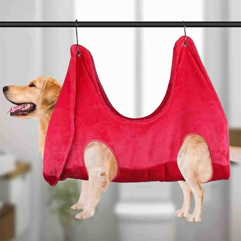 Breathable Pet Grooming Hammock Harness Restraint Bag Helper