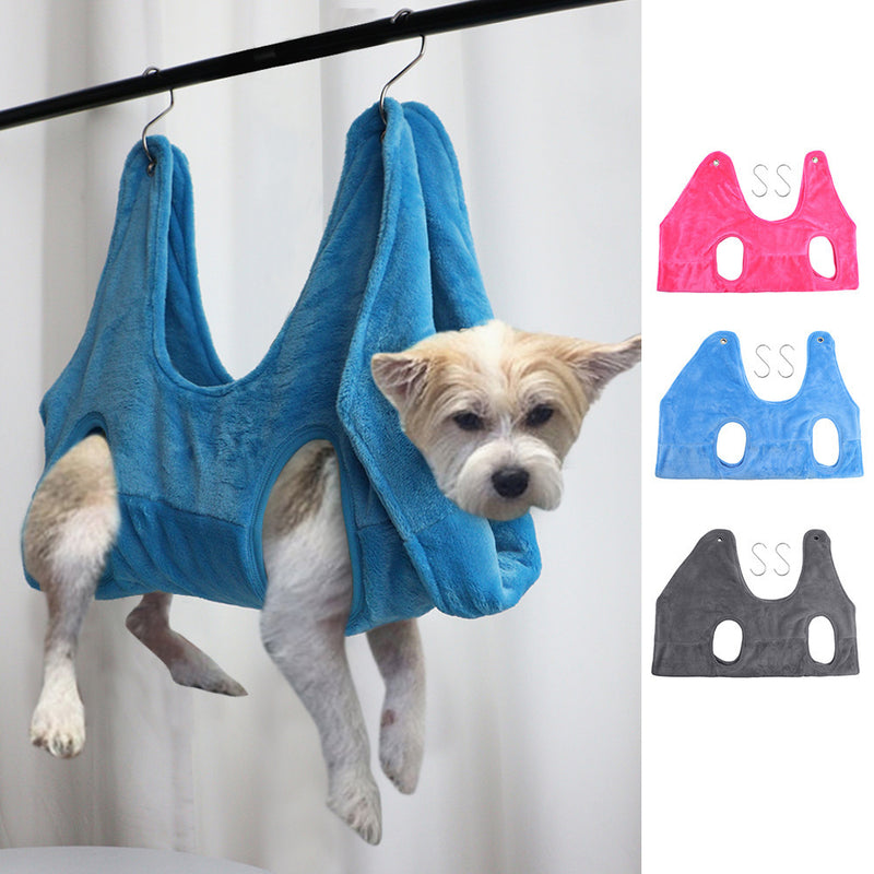 Breathable Pet Grooming Hammock Harness Restraint Bag Helper