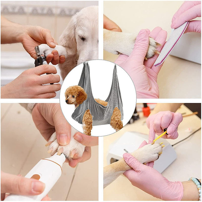 Breathable Pet Grooming Hammock Harness Restraint Bag Helper