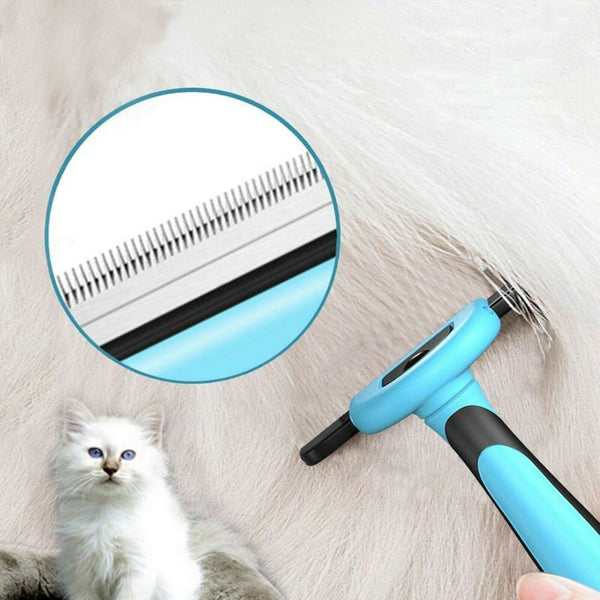 Pet Dog Cat Grooming Comb Brush Trimmer Tool Deshedding